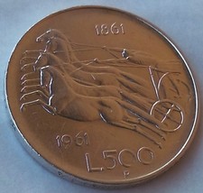 500 Lire 1961. Italian