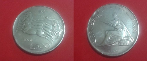 500 lire 1st - "1st, centenary