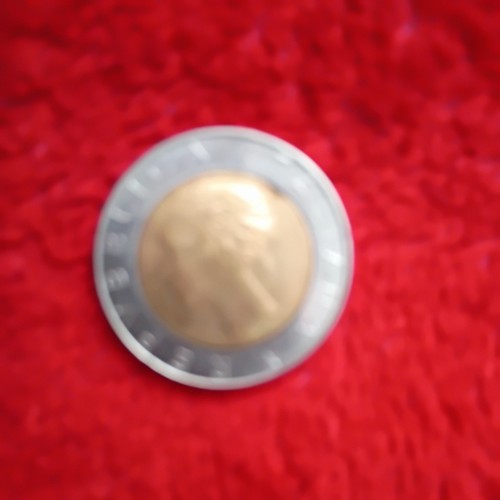Moneta 500 lire - moneta,