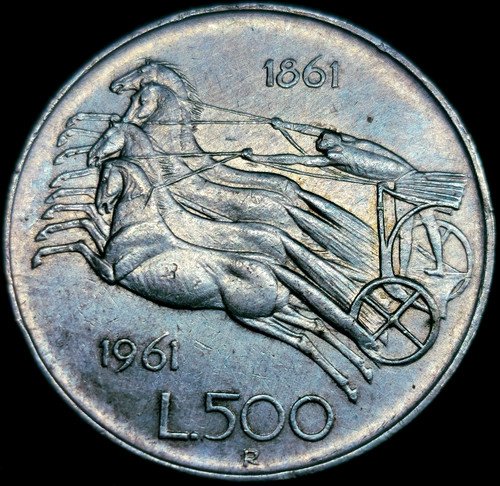 500 lire 1961 - 1961, r