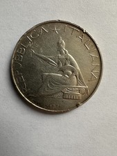 1961 Italy 500 Lire 1861-1961