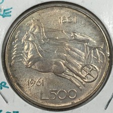 1961-R Italy 500 Lire -
