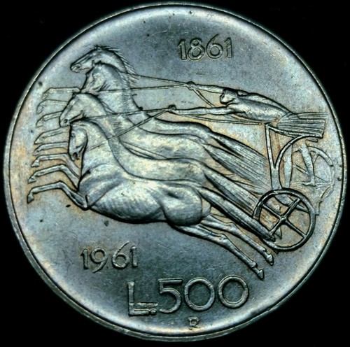 500 lire 1961 - 1961, r