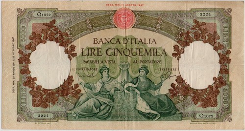 Italy 5000 lire - lire, 85