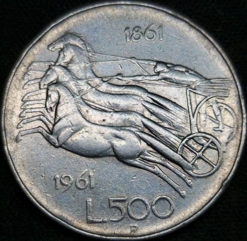 500 lire 1961 rome - 500,