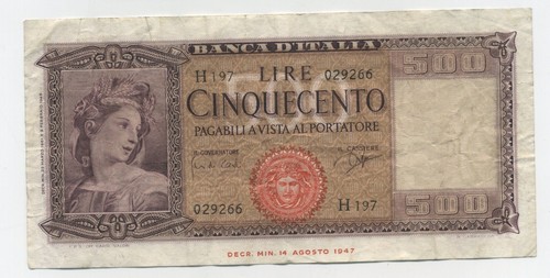 Italy 500 lira - italy,
